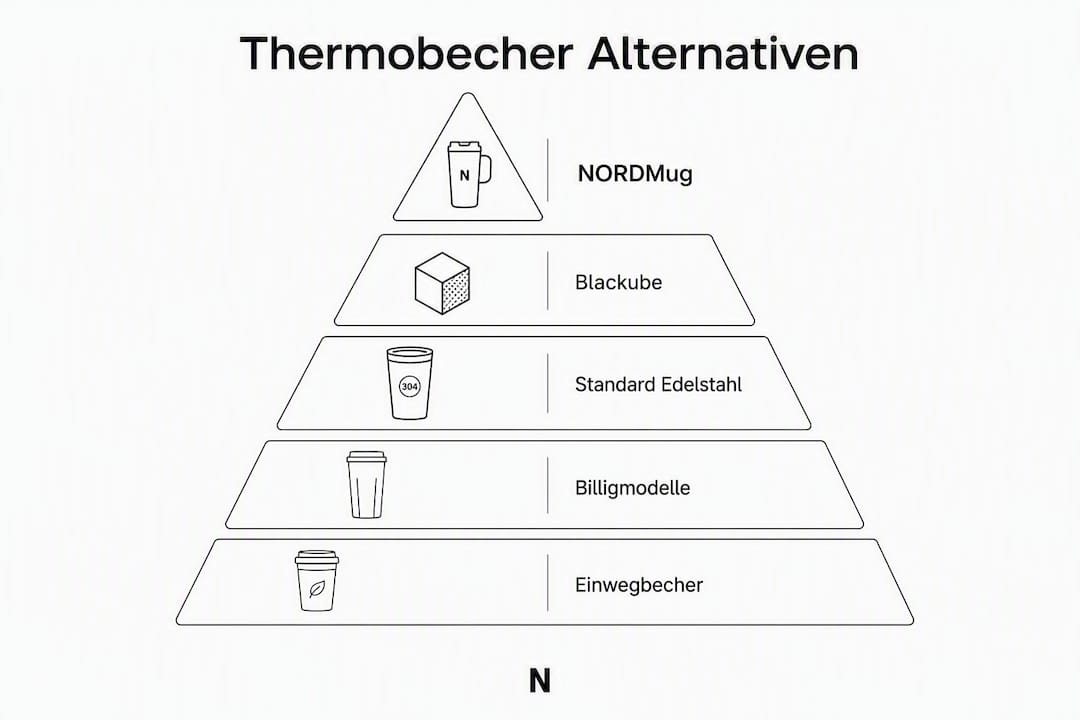 Aperçu : Les meilleures alternatives aux tasses isothermes pour l'Europe centrale – Infographie