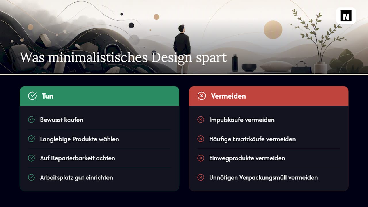 Was spart minimalistisches Design wirklich? — overview diagram