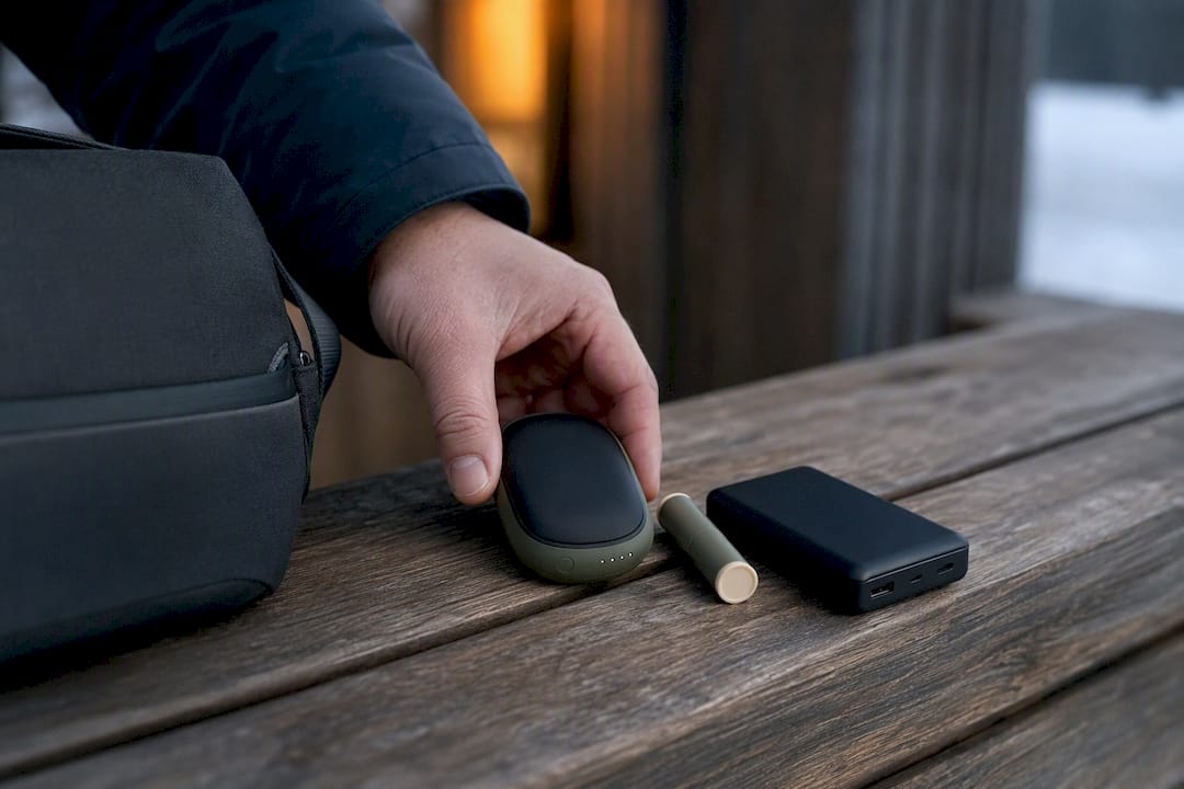 Winterausrüstung für eine EDC-Tasche
