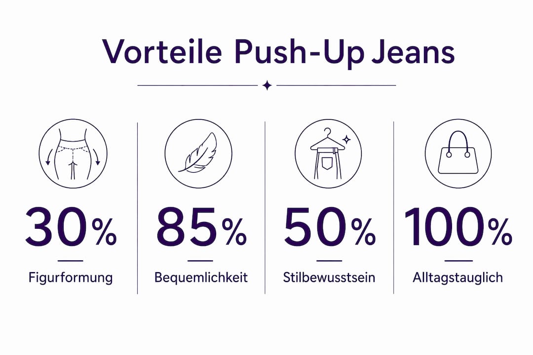 Übersicht: Die Vorteile von Push-Up Skinny Jeans auf einen Blick