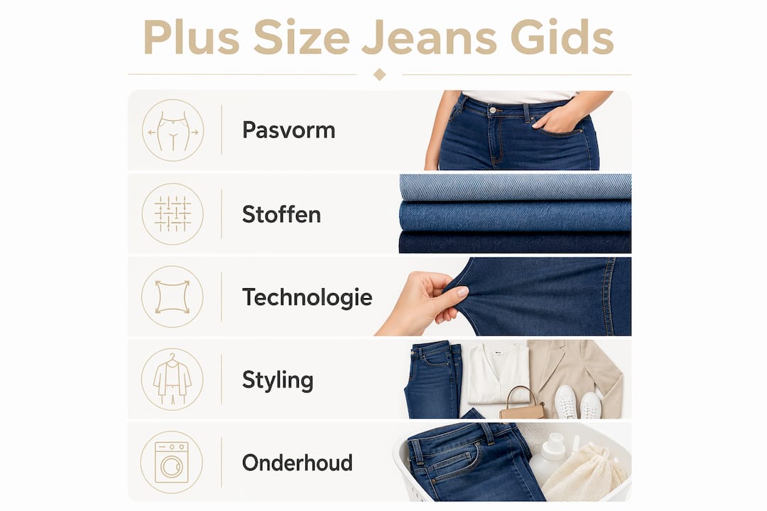 Handige infographic: dé tips voor het vinden van de perfecte plus size jeans