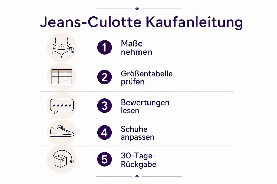 Jeans-Culotte: Die besten Tipps für Kauf und Passform auf einen Blick