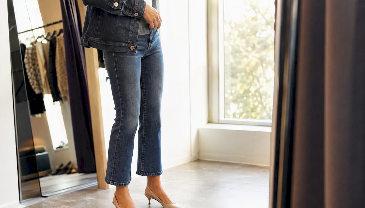 Detailaufnahme verschiedener Jeanswaschungen – für einen lässigen Look ohne Einheitsstil.