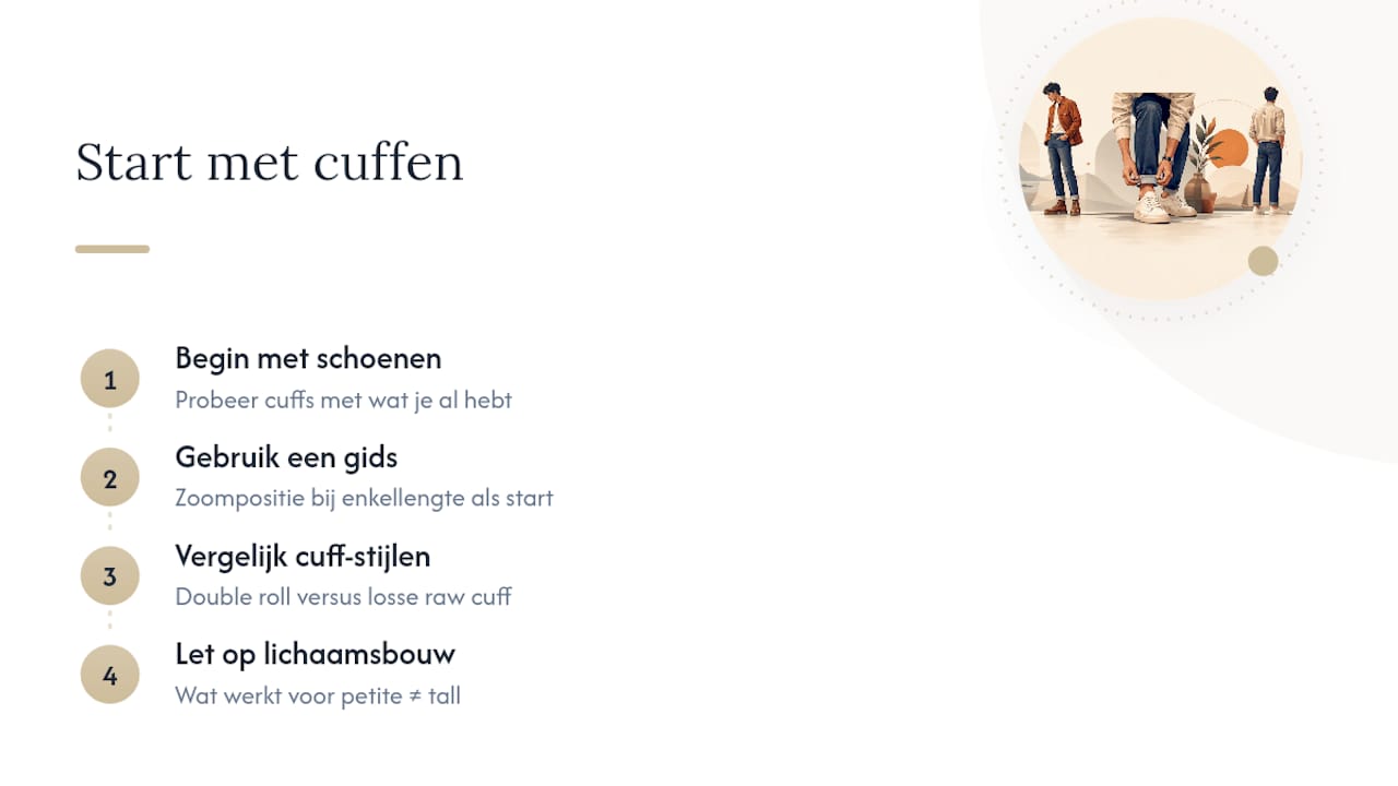 Cuffen is een stijlkeuze, geen vaste regel — overview diagram