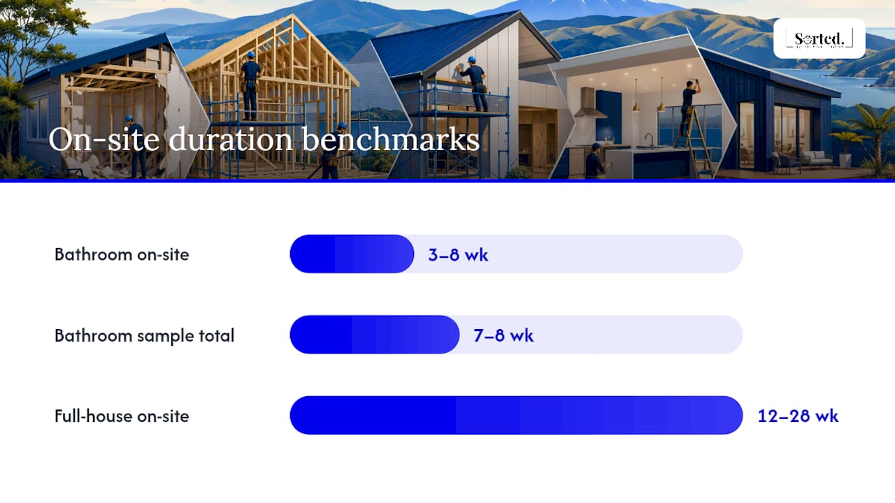 How long does each stage of a renovation actually take? — overview diagram