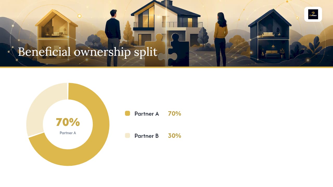 Does an unequal deposit change who owes the lender? — overview diagram