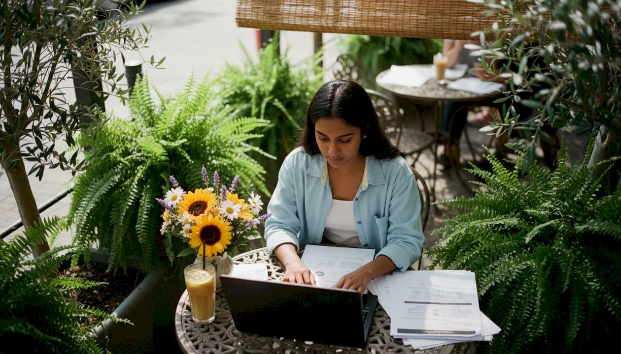 Startup founder reviewing API integration documents