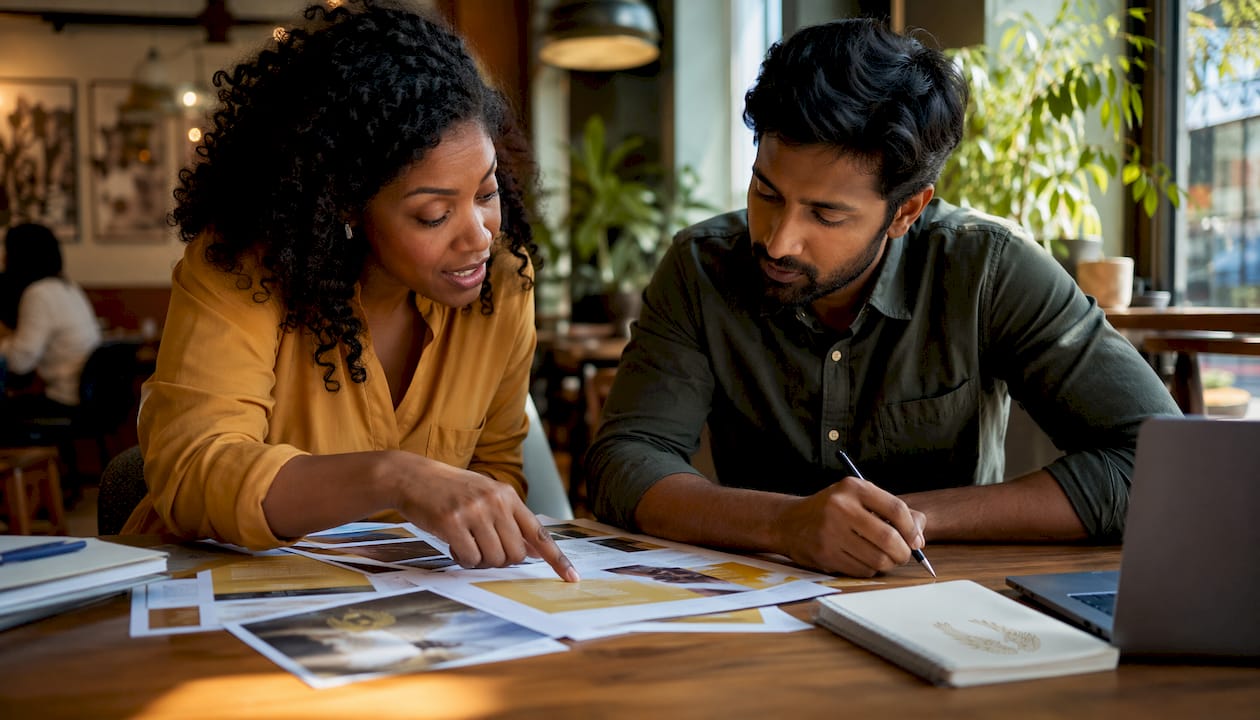 Researchers discussing early career award programs