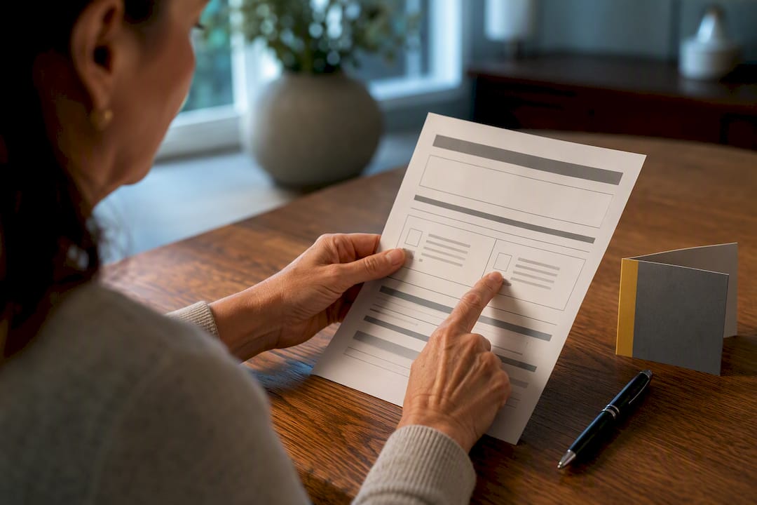 Donor selecting a gift designation