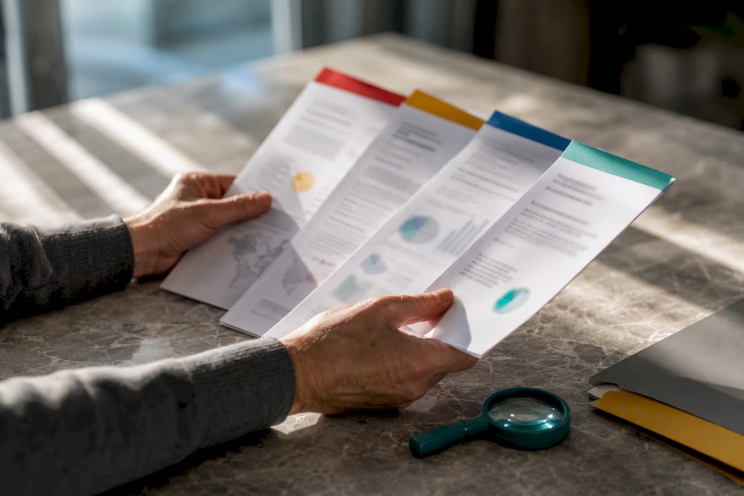 Donor comparing nonprofit watchdog reports