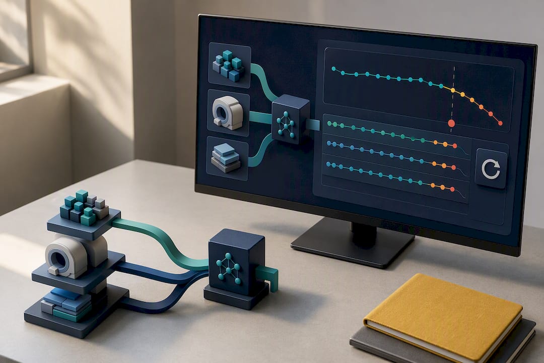 Illustration of AI model performance drift