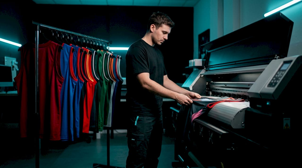 Hands positioning jersey for sublimation printing