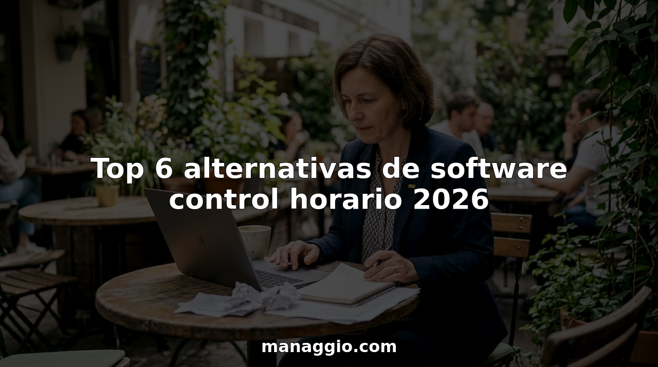 Imagen principal sobre Top 6 alternativas de software control horario 2026