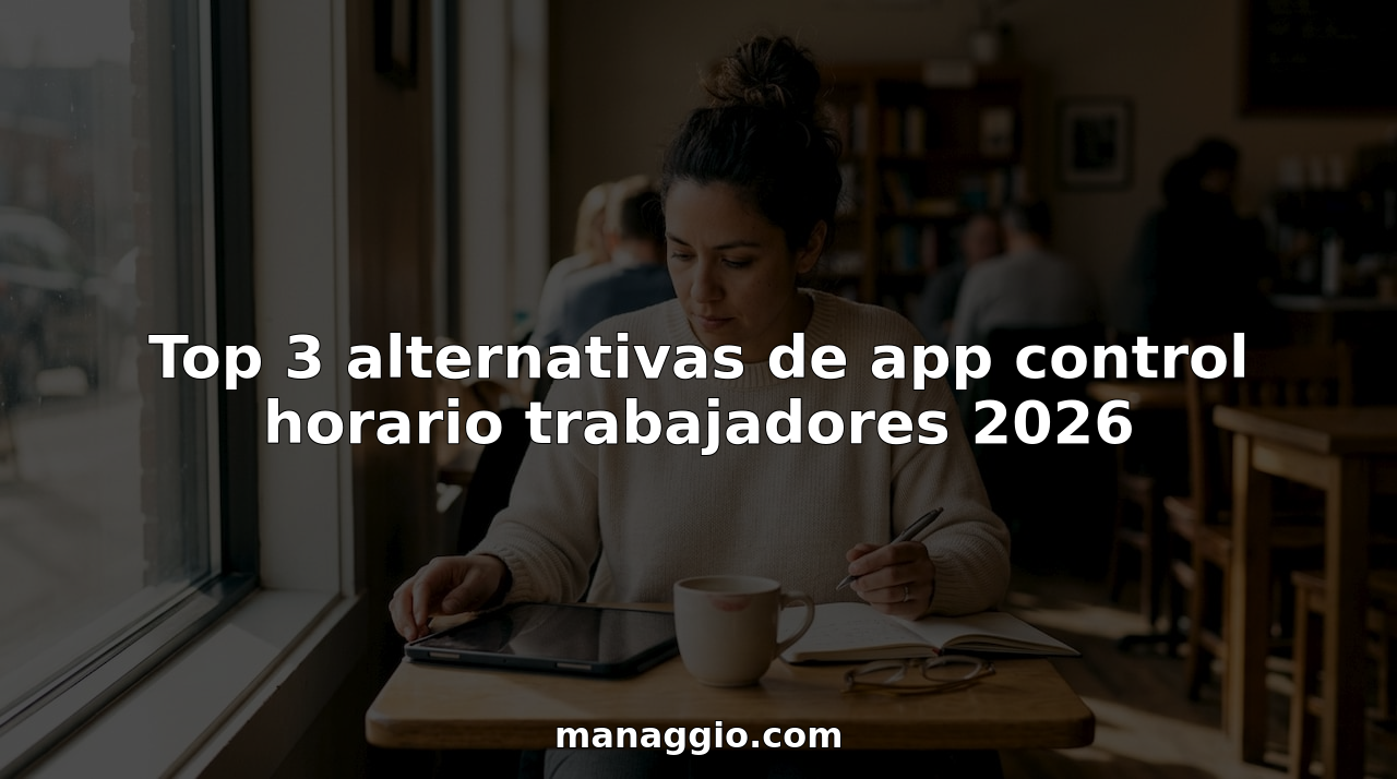 Imagen principal sobre Top 3 alternativas de app control horario trabajadores 2026