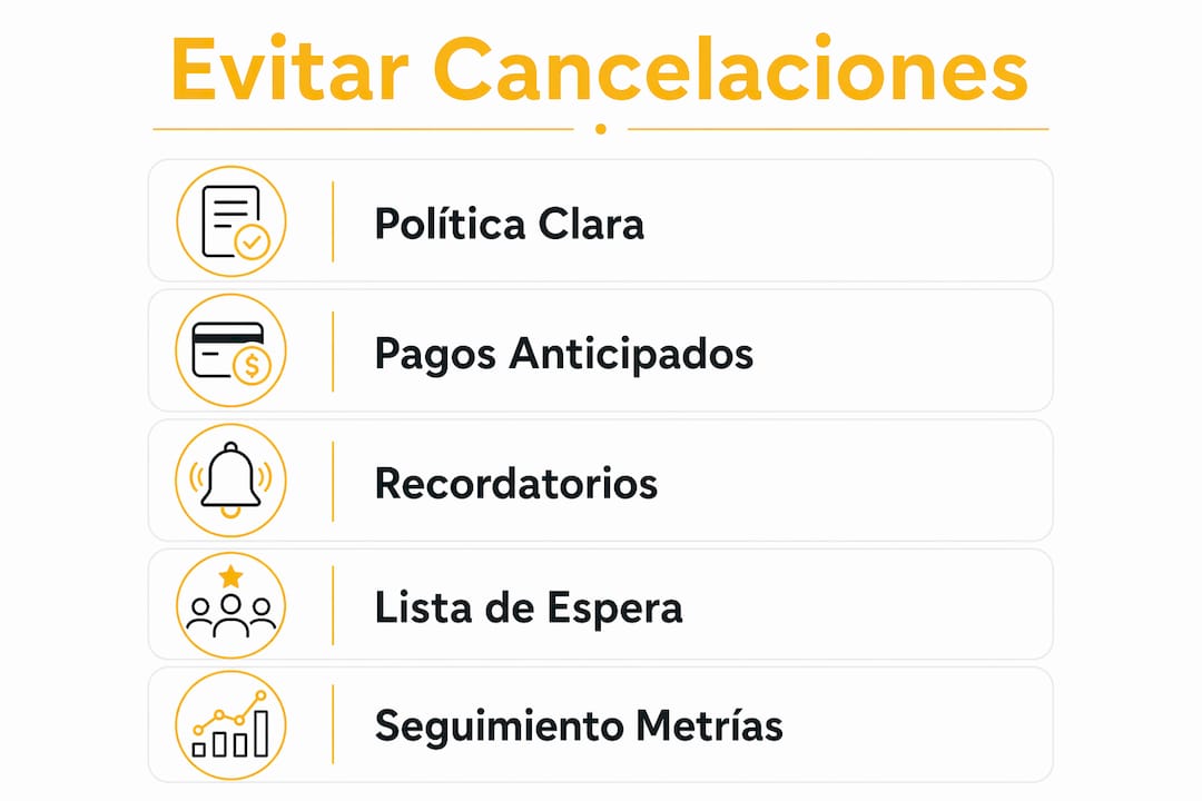 Infografía: Claves para reducir las cancelaciones