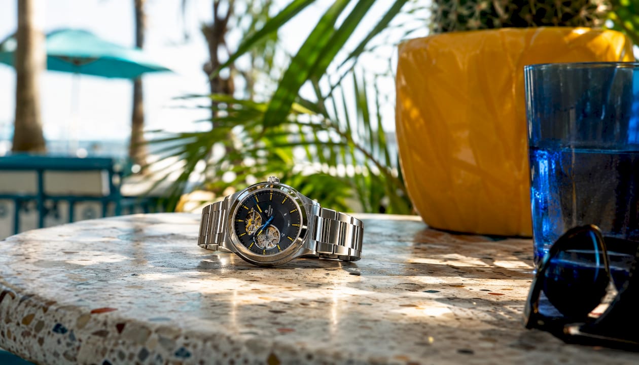 Close-up of Wynwoodblvd 30mm watch details and design