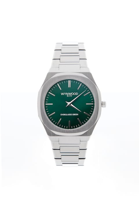 Everglades Green Miami Inspired Watch | Automatic Stainless Steel Watch | WYNWOOD BLVD