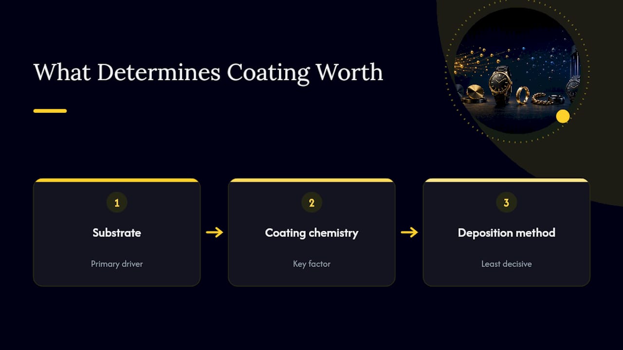 What Actually Determines a Coating's Worth to You — overview diagram