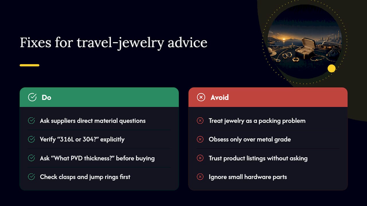What Most Travel Jewelry Advice Gets Wrong — overview diagram