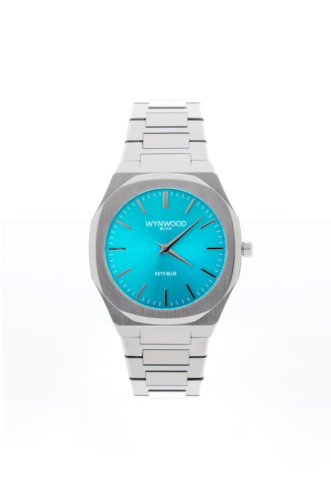 Keys Blue Miami Inspired Watch | Automatic Stainless Steel Watch | WYNWOOD BLVD