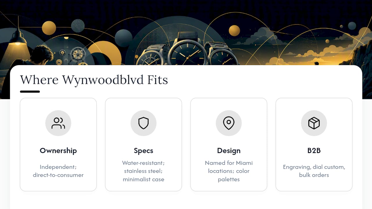 Where Wynwoodblvd Fits the Microbrand Profile — overview diagram
