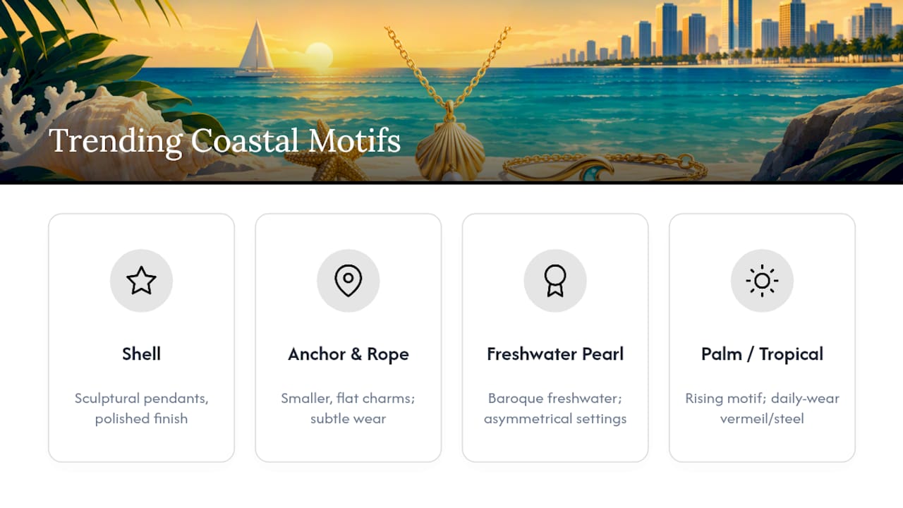 What Coastal Jewelry Designs Are Trending Right Now? — overview diagram