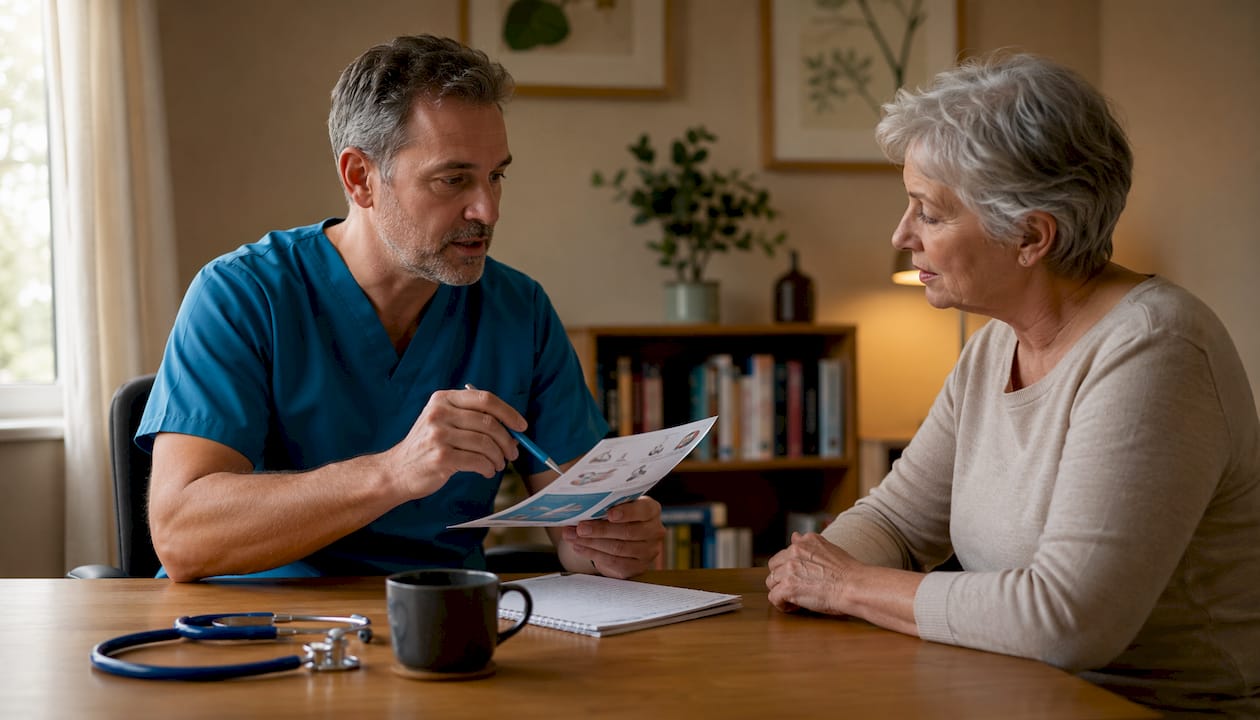 Patient consulting healthcare provider about magnesium safety