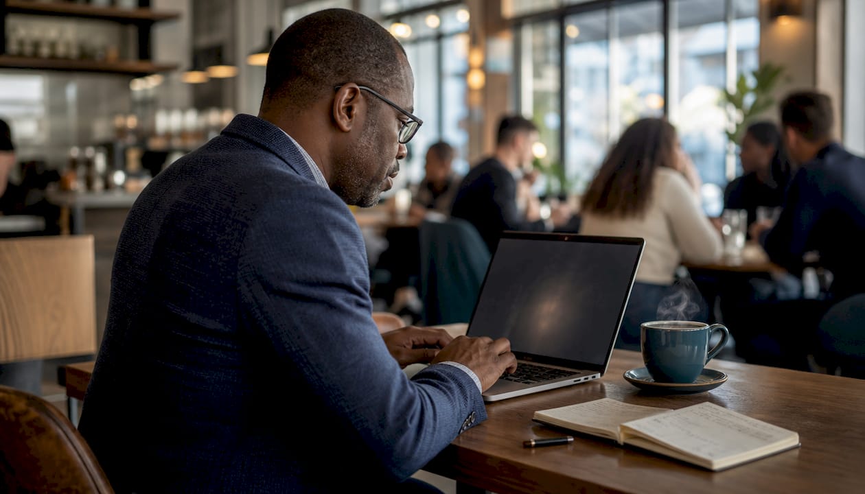 Des mains en pleine saisie d’un audit technique SEO