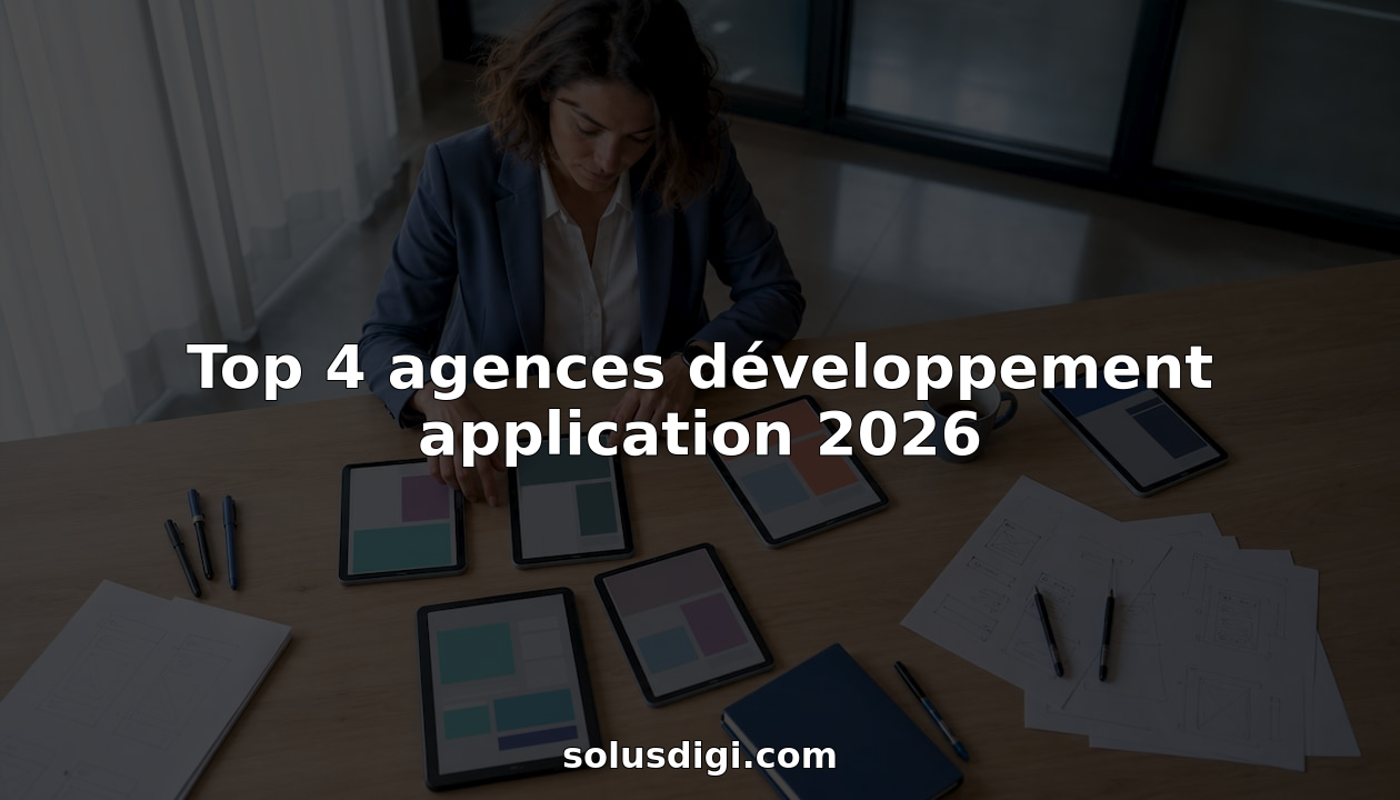 Top 4 agences développement application 2026