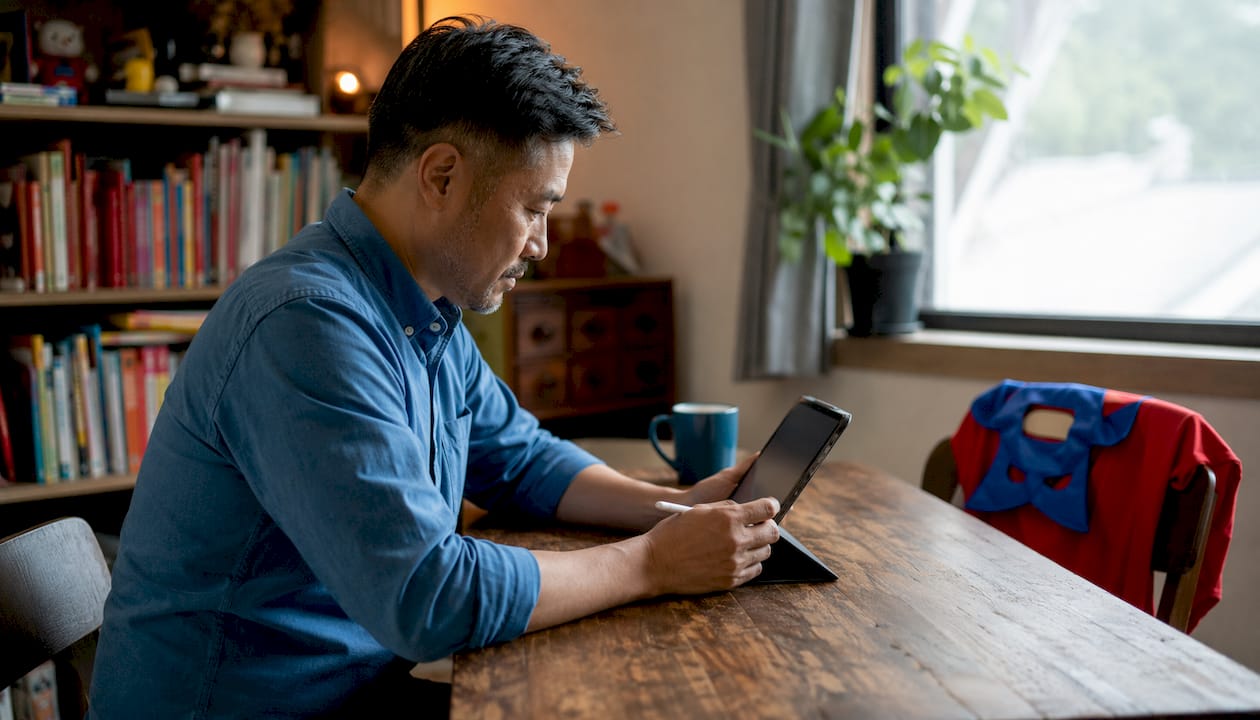 Parent configuring podcast personalization profile