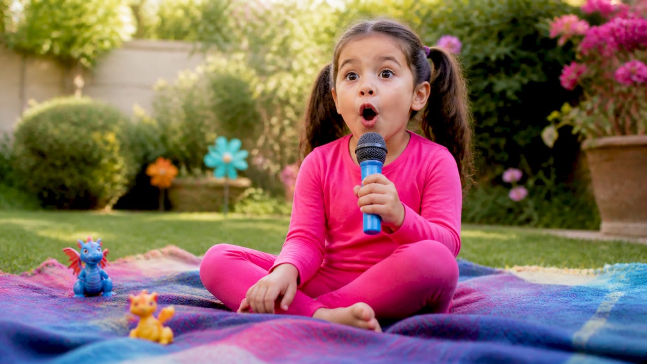 Child emotionally engaged listening to story