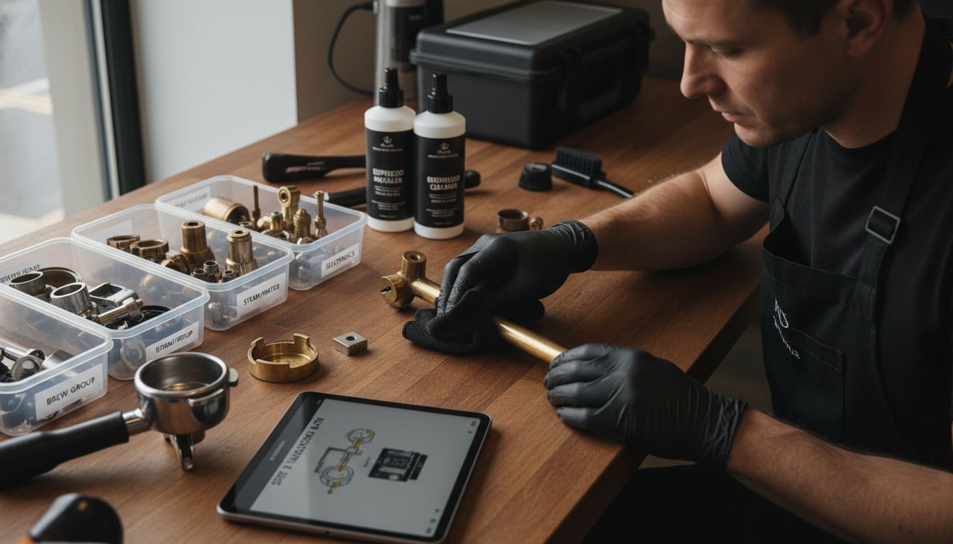 espresso machine cleaning