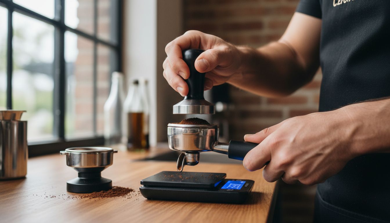 espresso tamping technique