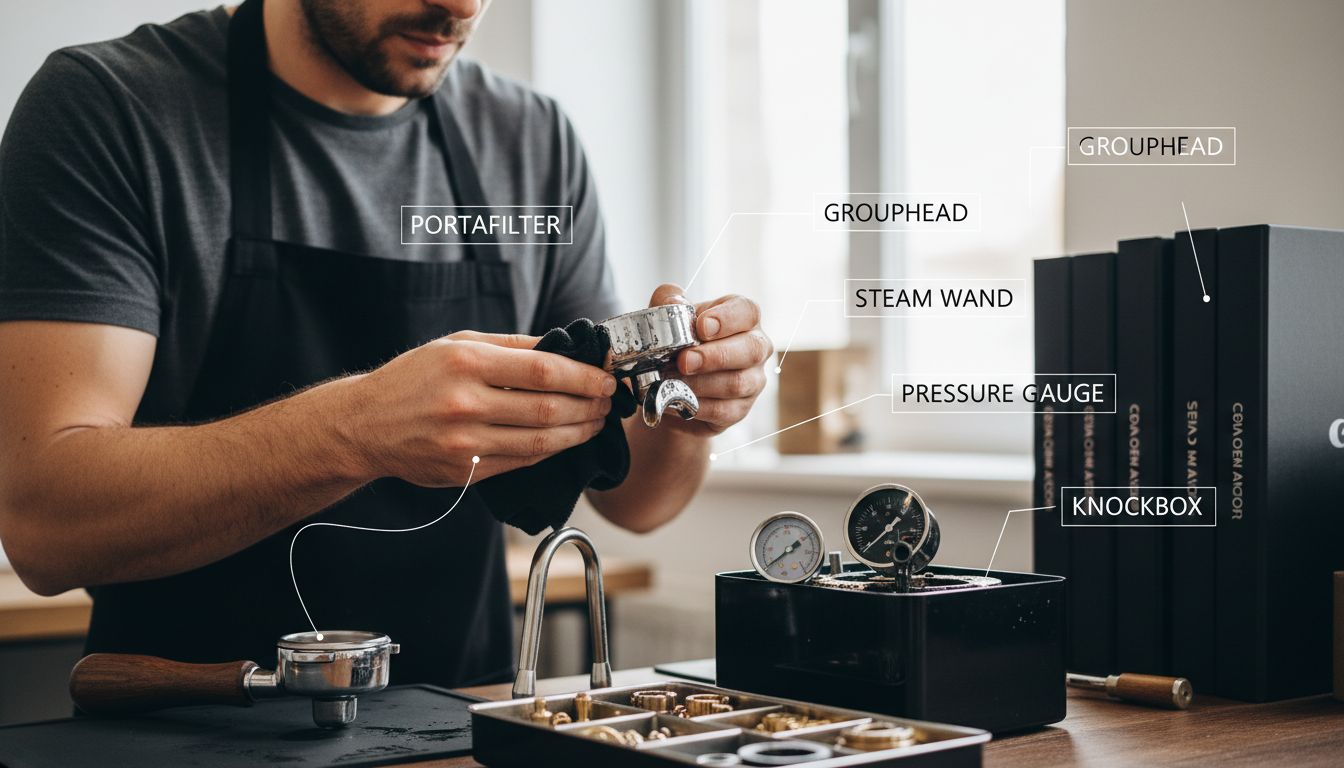 espresso machine components