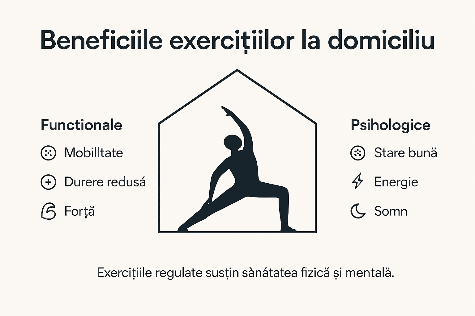Infografic: Cum te ajută mișcarea să reduci durerile – principalele beneficii ale exercițiilor fizice