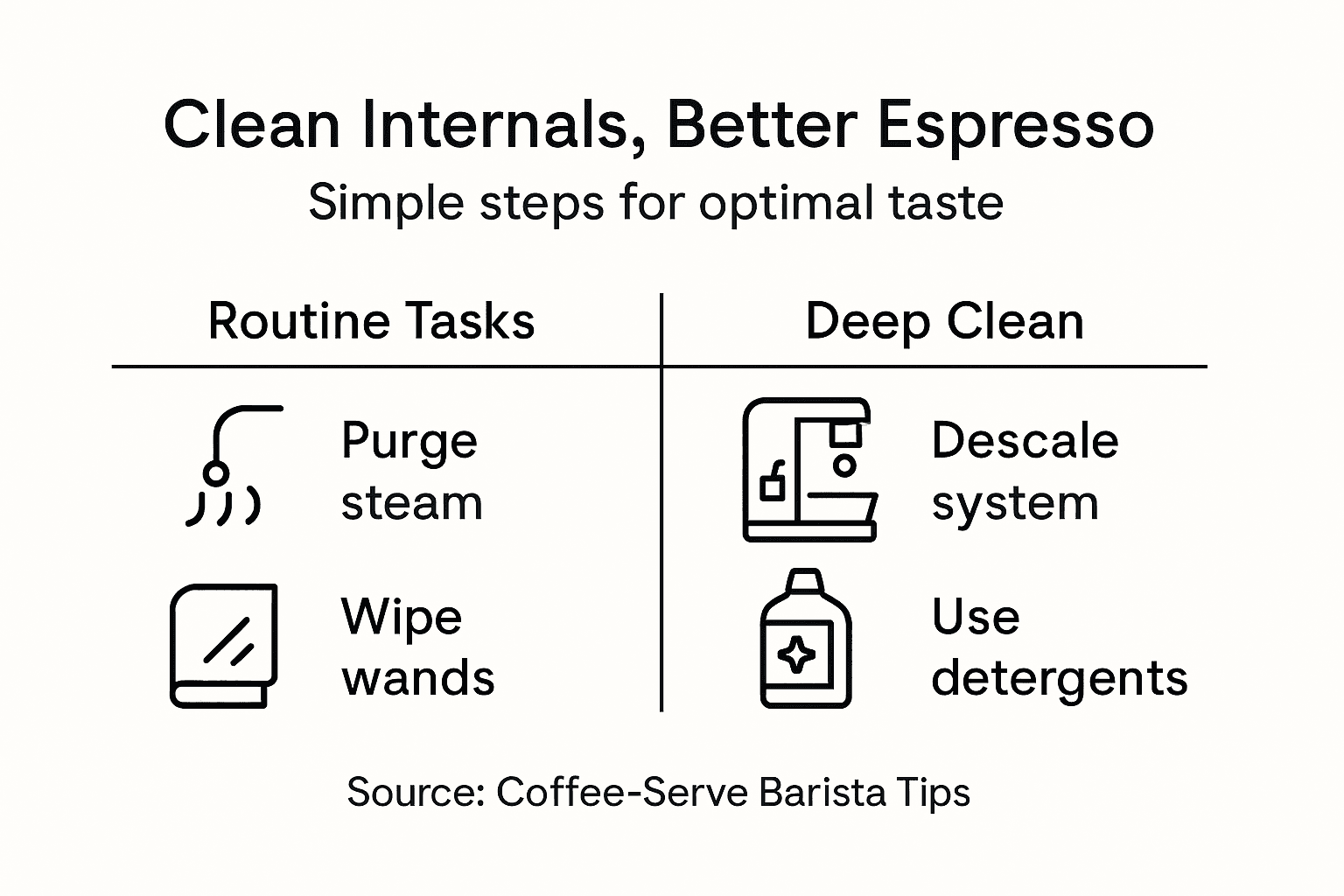 Why Clean Machine Internals for Better Espresso