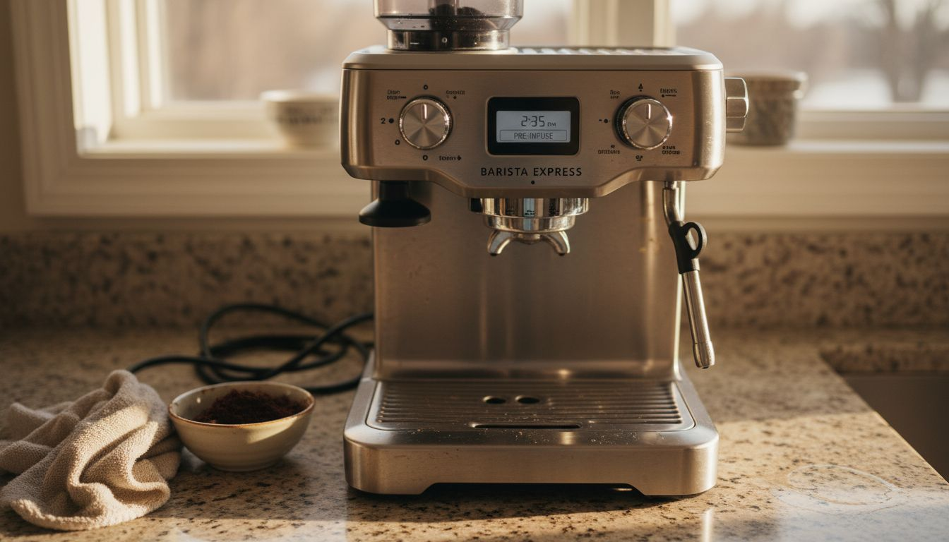 Breville espresso machine control details
