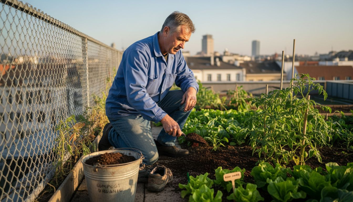 Cum poți folosi îngrășăminte organice pe o terasă mică din oraș