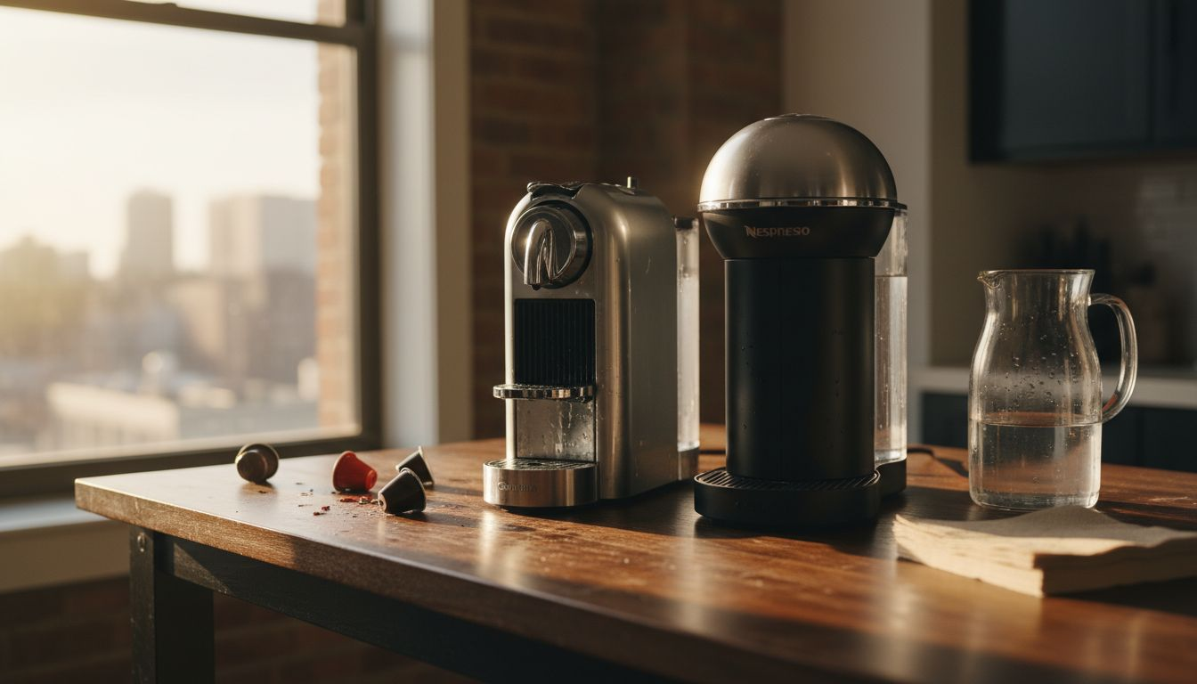 OriginalLine and VertuoLine machines side by side