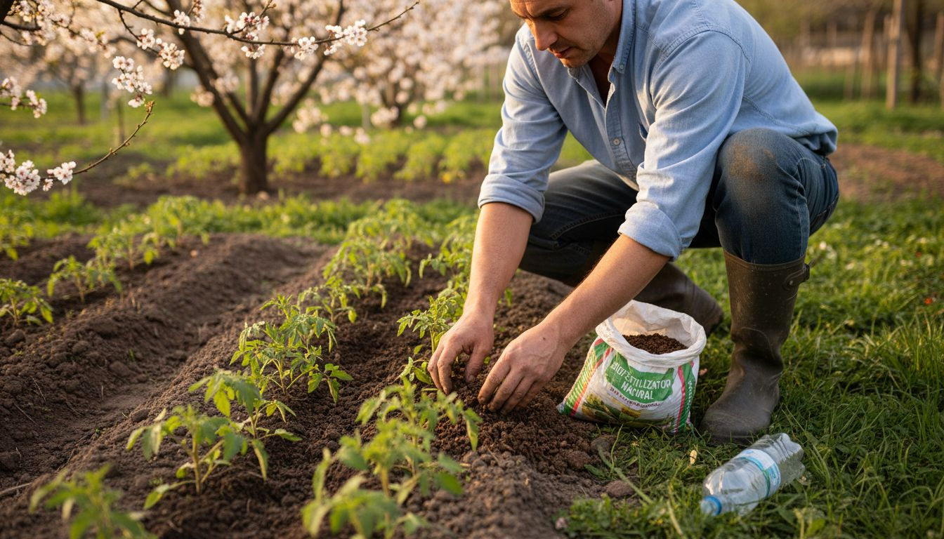 Cum aplicăm biofertilizatorul manual, direct printre răsaduri
