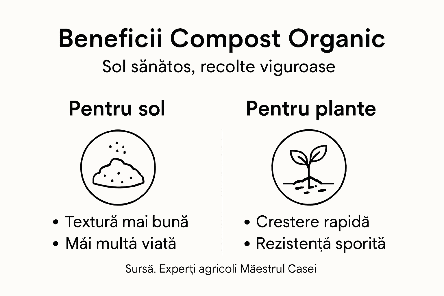 Infografic: De ce compostul organic este un aliat de nădejde în agricultură