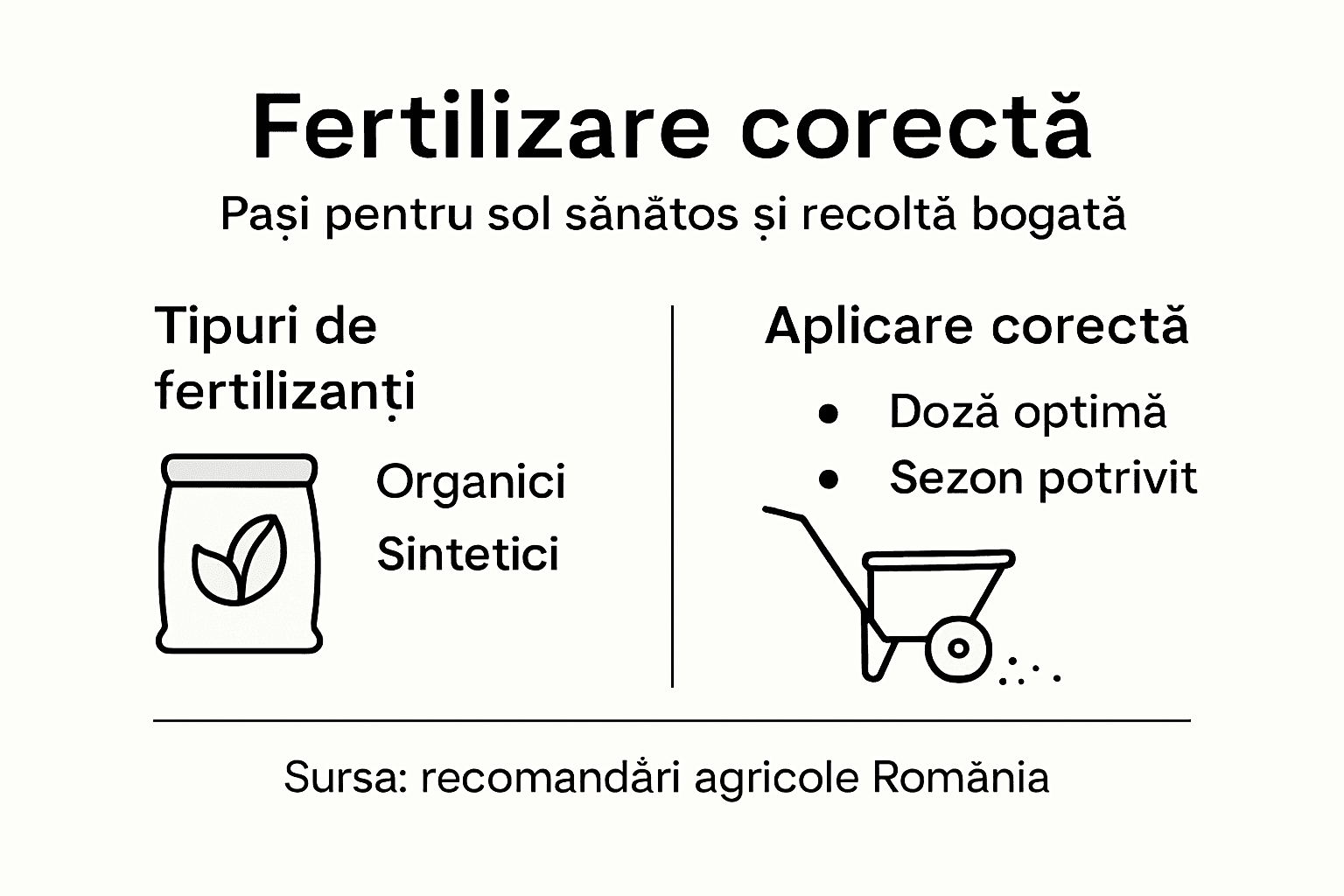 Infografic: cum să fertilizezi corect solul pentru o recoltă bogată – pașii esențiali