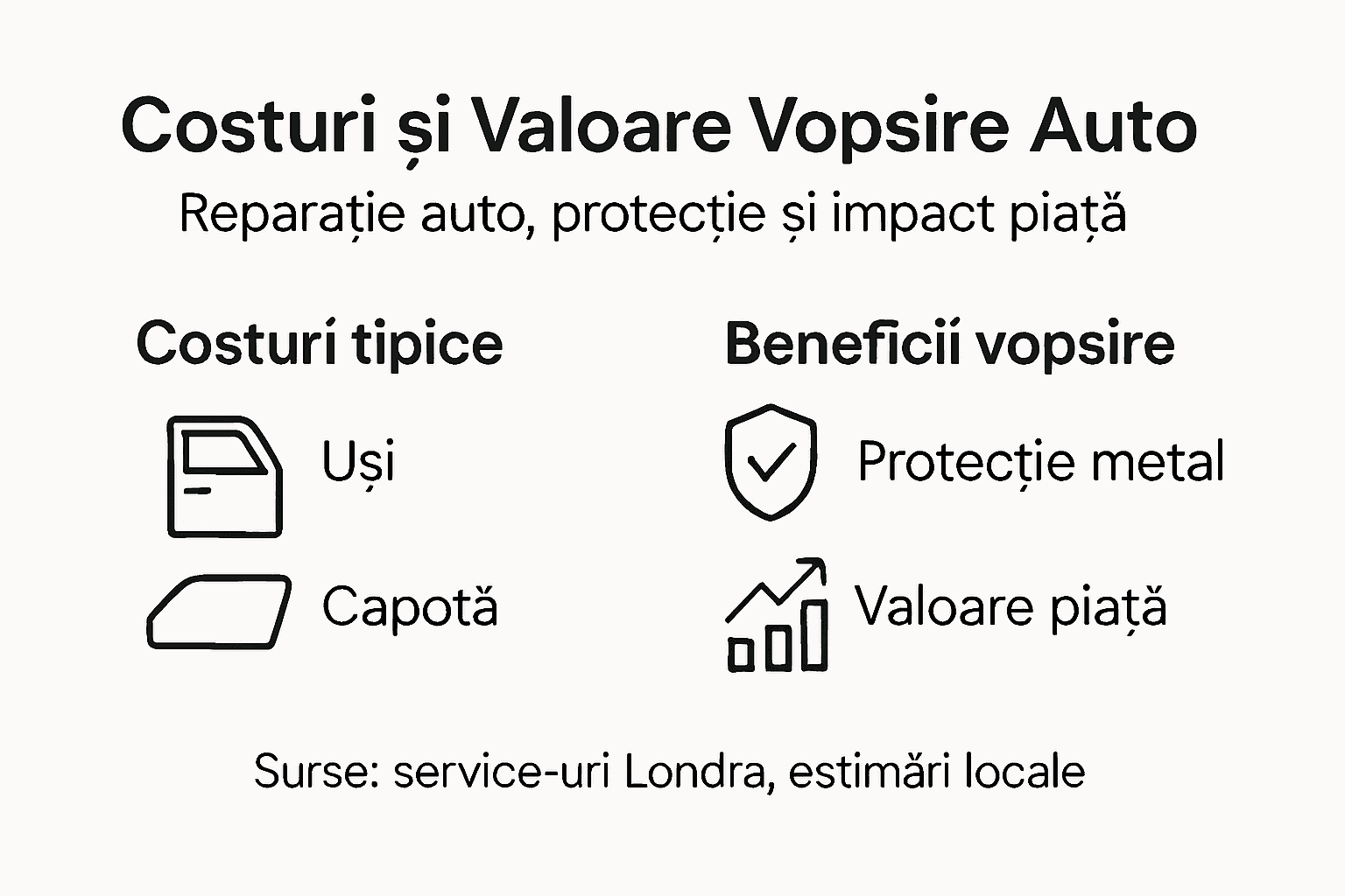 Infografic: cât te costă și ce avantaje ai dacă îți vopsești mașina