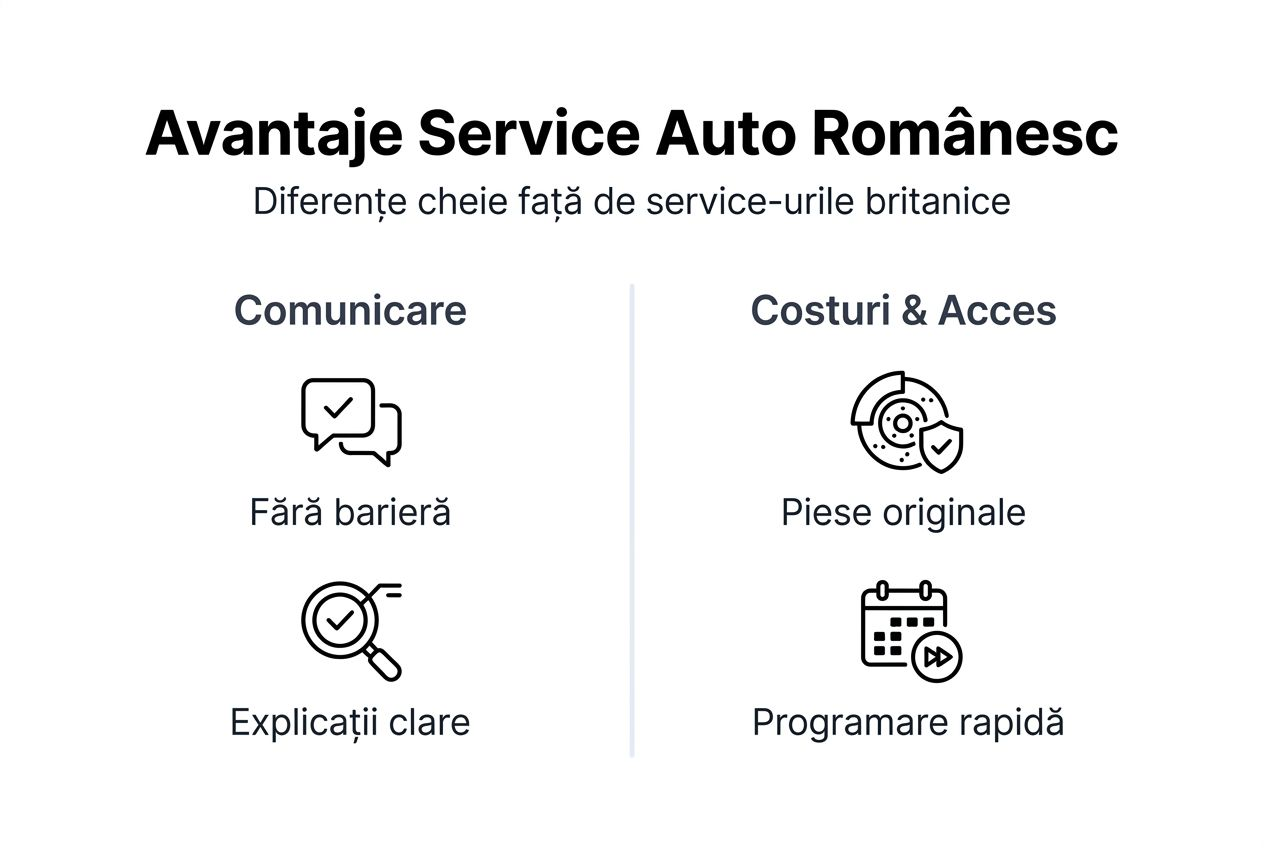 Infografic: de ce merită să alegi un service auto românesc