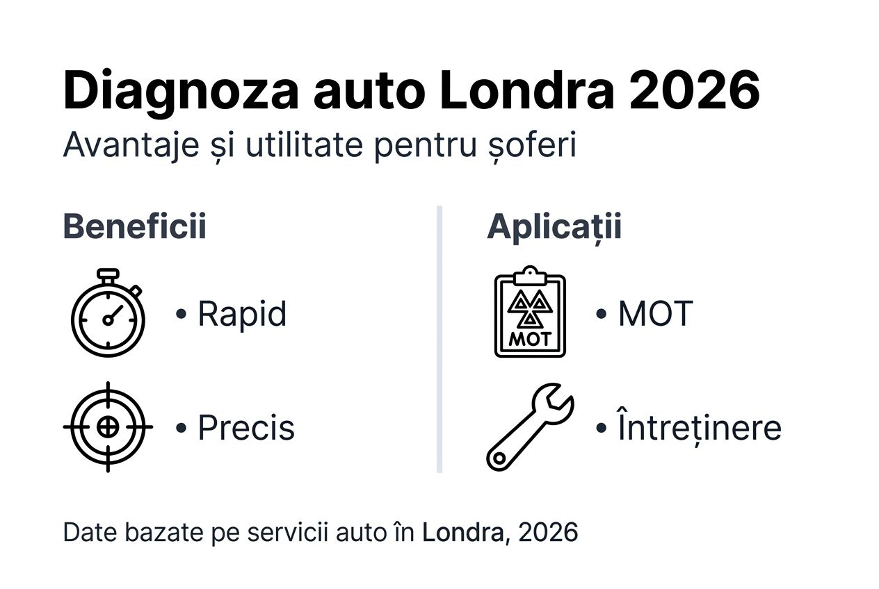 Infografic: De ce este importantă diagnoza auto și ce avantaje îți aduce