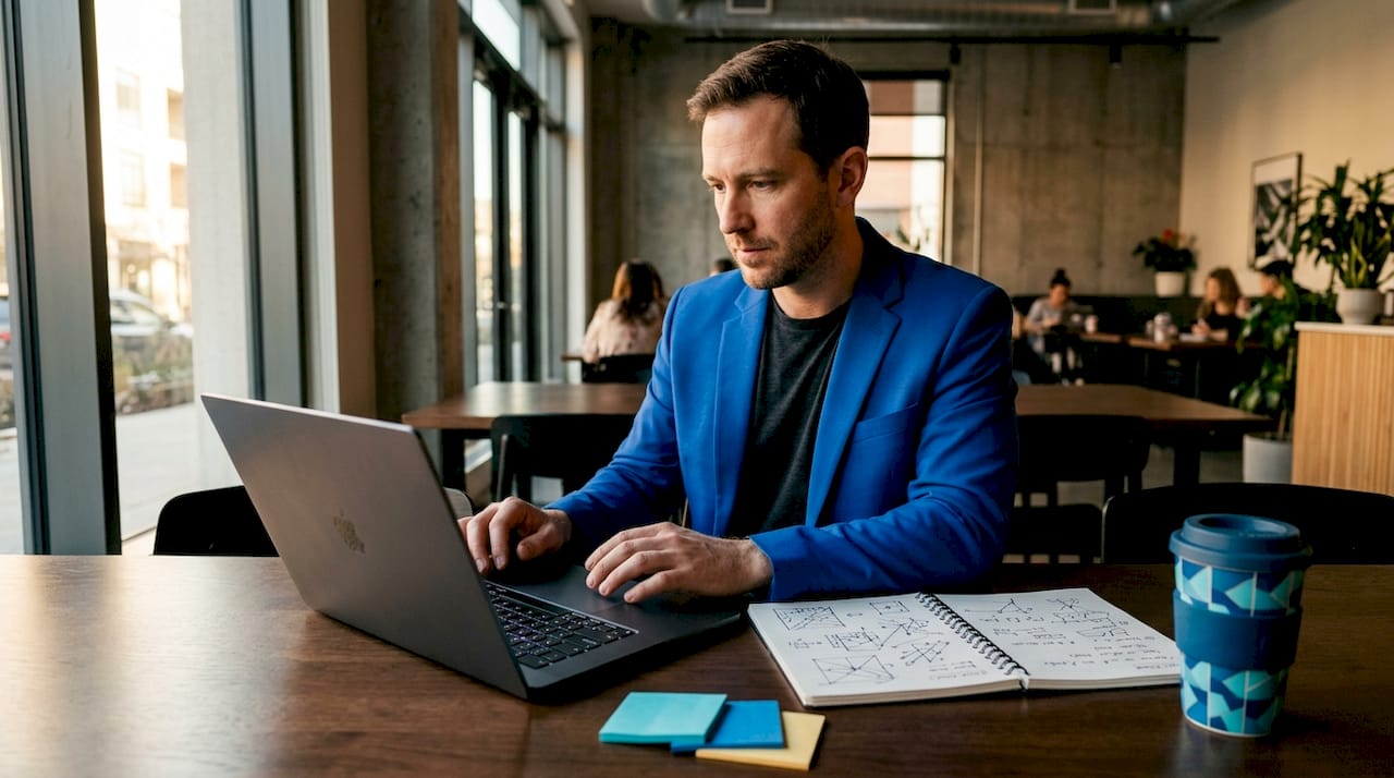Marketer setting up proxies in office