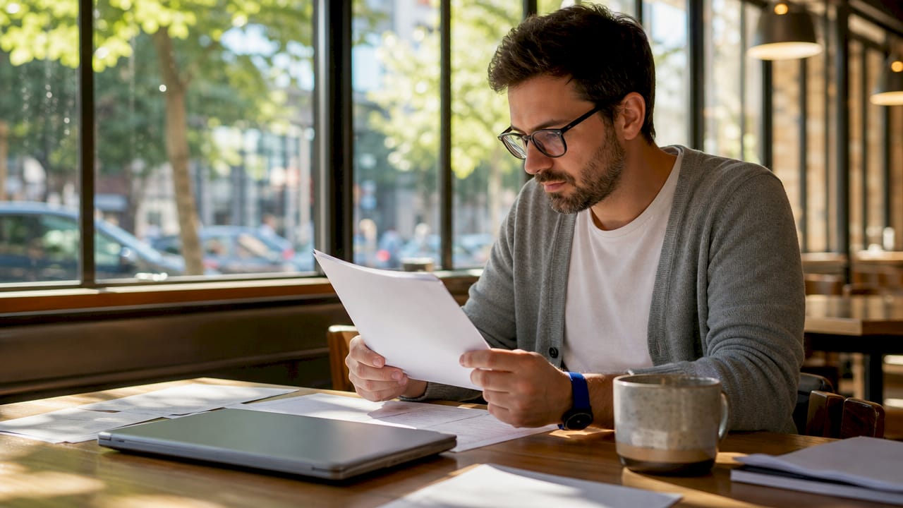 Developer inspecting request headers at office desk