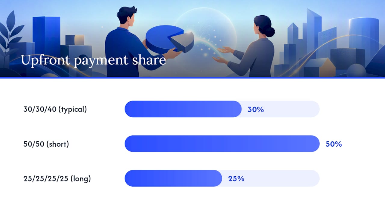 What payment schedule and language actually protects you? — overview diagram