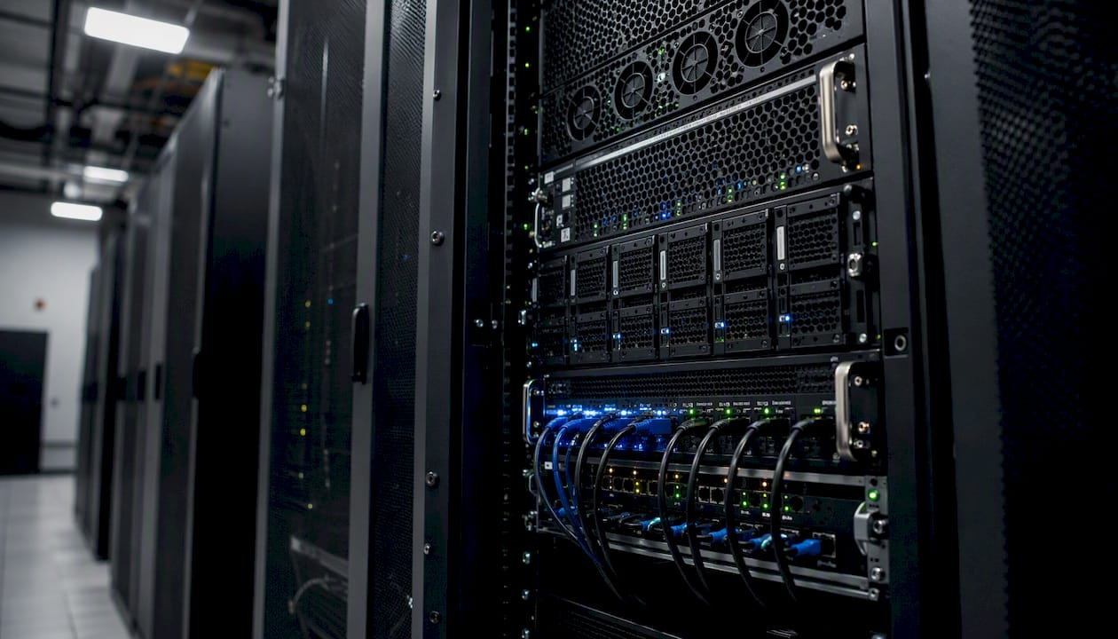 Secure server rack for Microsoft 365 backup