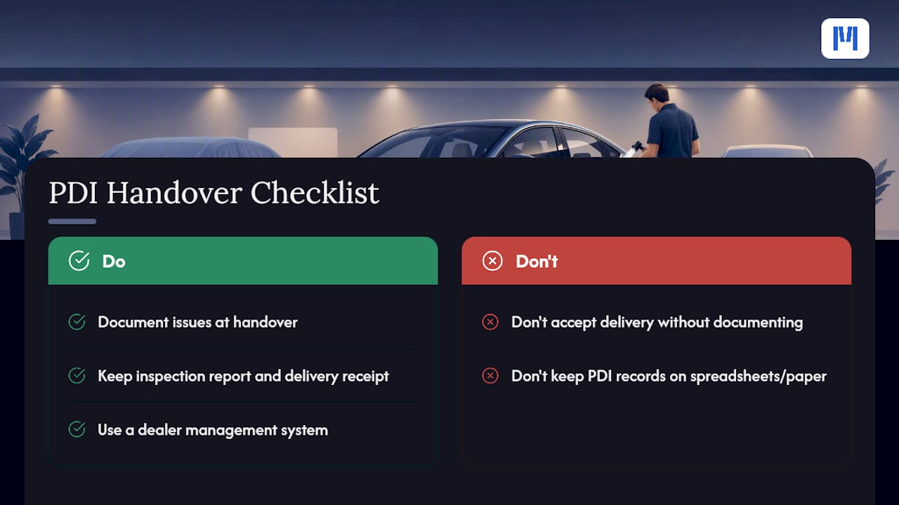 A practical note from a dealer-operations perspective — overview diagram